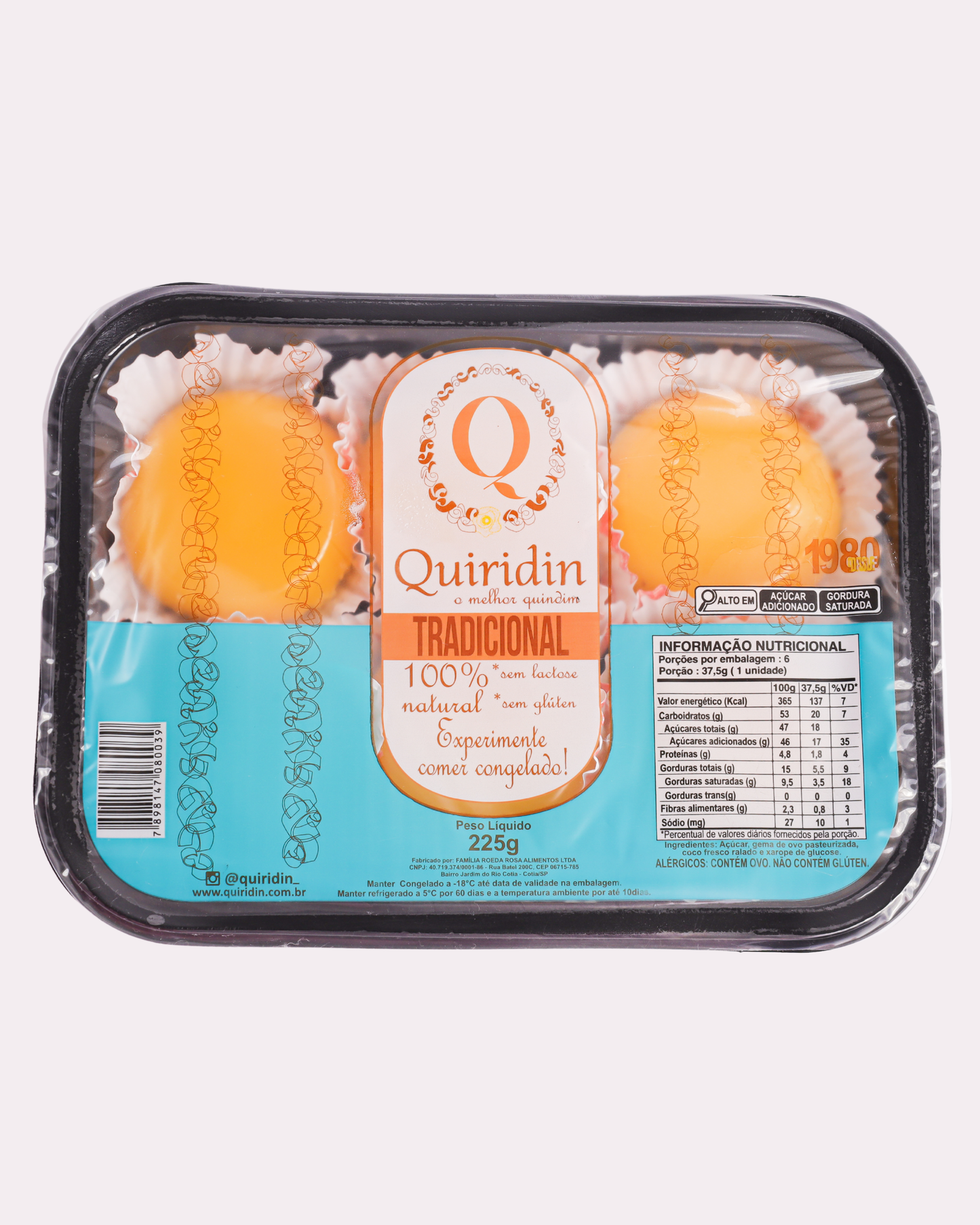 Momento Quiridin Essencial — 18 Unidades de Quindins Artesanais 3T